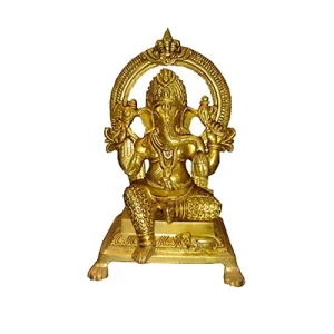 Copper Ganesha Idol