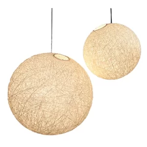 DIY Hemp Pendant Lamps